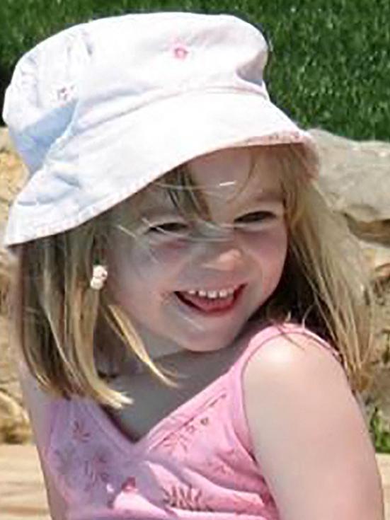 Madeleine McCann. Picture: AFP