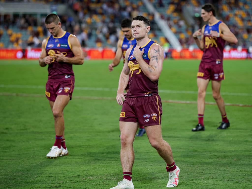 The Lions threw away a 46-point lead over the Blues. Picture: Getty Images