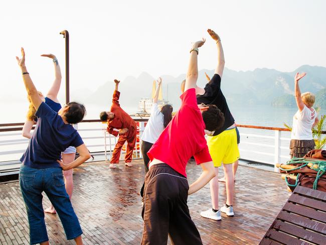 Choose to be active while on holidays by taking classes, even on cruises. Picture: iStock