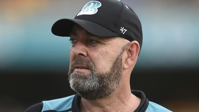 Darren Lehmann will coach the Crows on Sunday. Picture: Albert Perez/Getty Images.