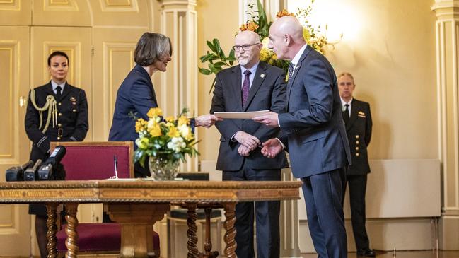 The Tasmanian Government is sworn in. Picture Eddie Safarik