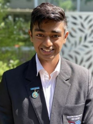 Vice-captain Veron Mehta. Picture supplied by Kellyville High School.