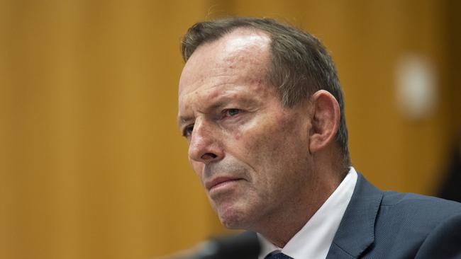 Tony Abbott said the referendum was not going well for the Yes campaign. Picture: NCA NewsWire / Martin Ollman