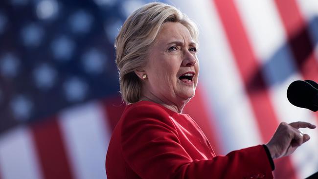 Hillary Clinton could well take the Democratic presidential nomination for 2020. Picture: AFP