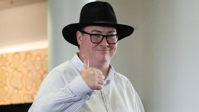 The normally outspoken George Christensen has repeatedly refused to answer questions about his bid to be him so he can collect a $100,000-plus taxpayer funded payout. Picture: Liam Kidston