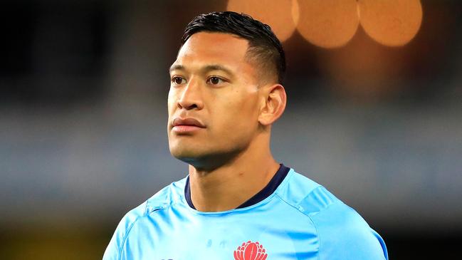 Waratahs winger Israel Folau has been deeply affected by the Christchurch shooting. Picture: AAP