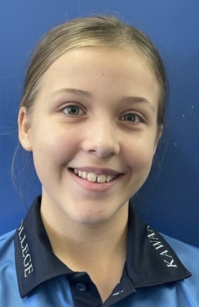 Kawana Waters State College Primary School vice-captain Madisson Redfern