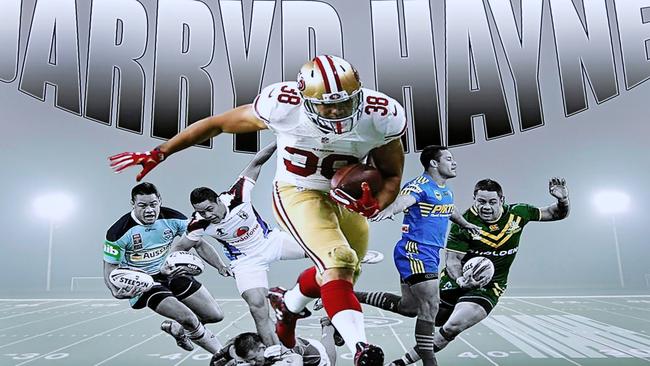 Jarryd Hayne's mum Jodie wears his San Francisco 49ers jersey number in  diamonds