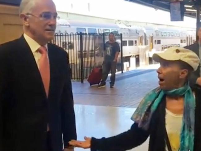 Malcolm Turnbull’s awkward encounter