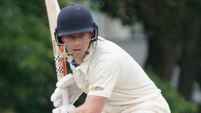 Premier Cricket: St Kilda v Frankston Peninsula. Frankston Peninsula batter Ryan Hammel. Picture: Valeriu Campan