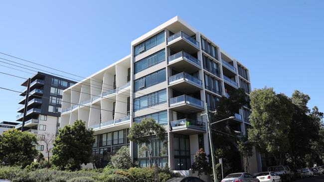 The Otto apartments at Rosebery, at the centre of a Supreme Court case. Picture: Richard Dobson