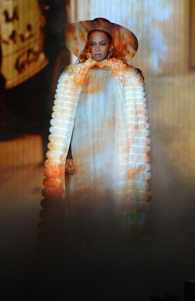 Beyonce performs onstage during the 2016 MTV Video Music Awards at Madison Square Garden on August 28, 2016 in New York City. Picture: Getty