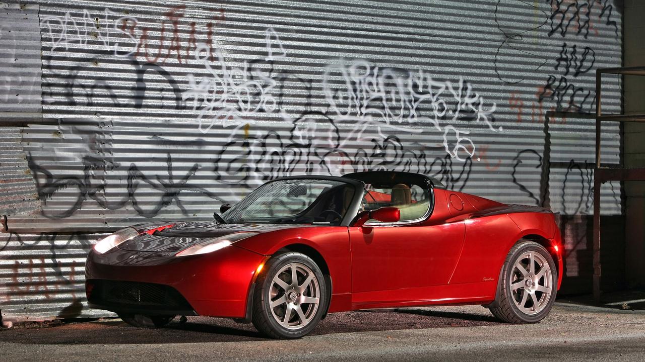 Clarkson’s review of the Tesla Roadster sparked controversy. Picture: Supplied