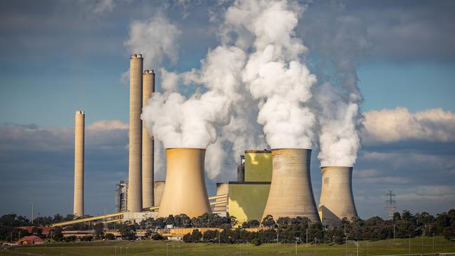 The Coalition have pledged to build seven nuclear power plants across Australia. Multiple Coalition MPs said the proposed former coal-fired power station sites for the reactors included Loy Yang in Victoria. Picture: Jake Nowakowski