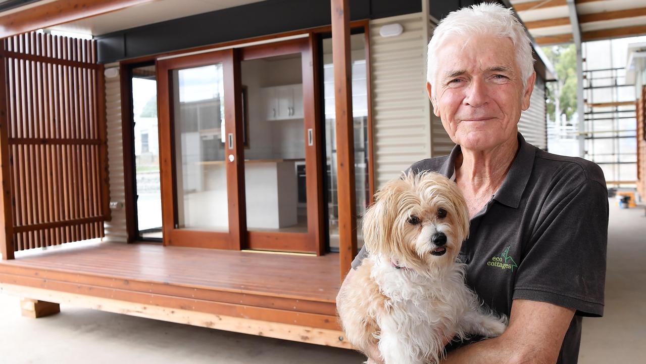 Eco Cottages managing director Greg Phipps wants to build 33 eco cottages at Cooroy to help provide a solution to the region's social and affordable housing crisis. Picture: Patrick Woods.