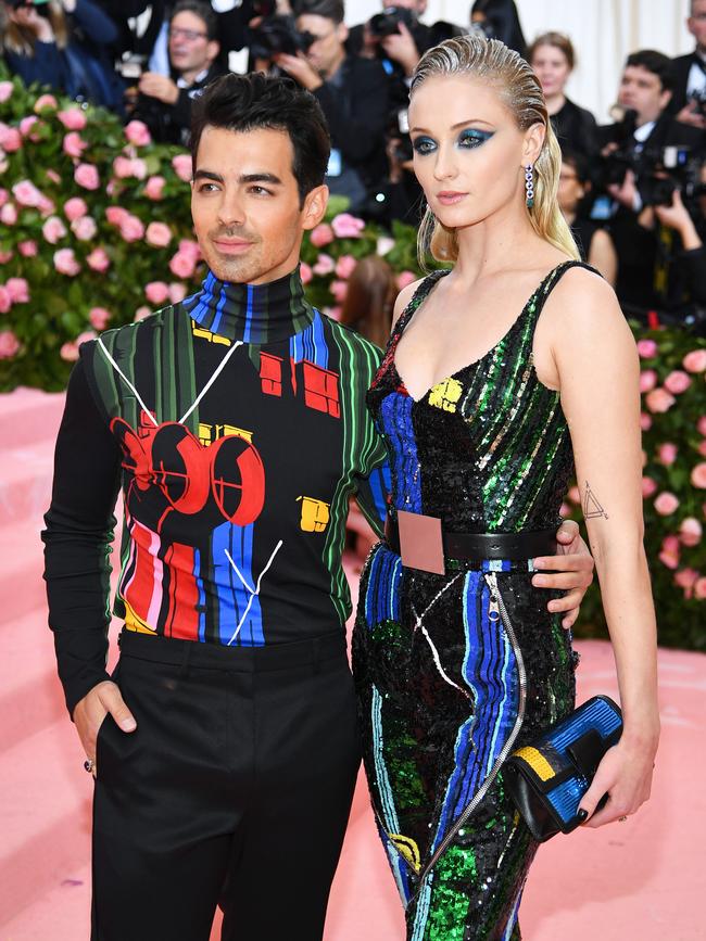 Joe Jonas and Sophie Turner. Picture: Getty Images