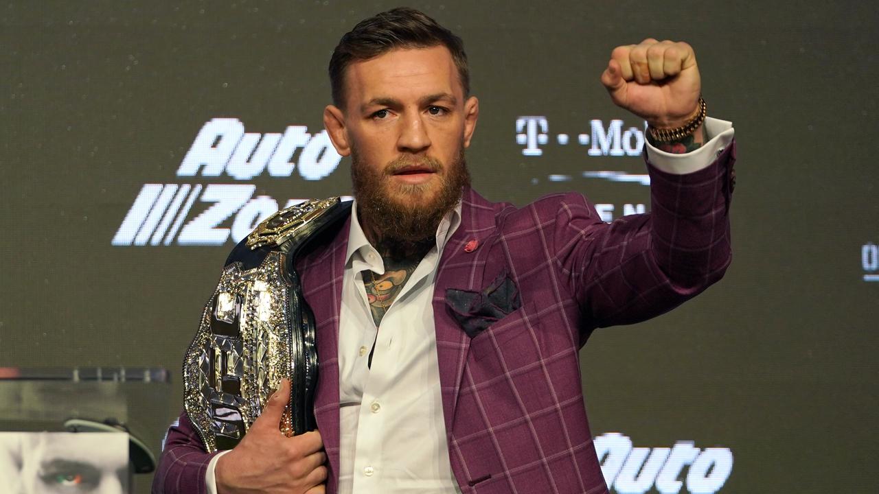 Conor McGregor is claiming he has retired from MMA - for the third time. (Photo by TIMOTHY A. CLARY / AFP)