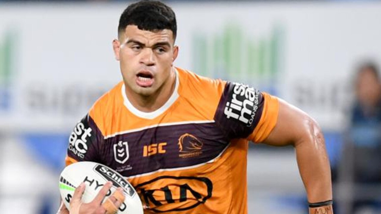 DAVID FIFITA 2020 NRL Round 18 - Gold Coast Titans v Brisbane Broncos, Cbus Super Stadium, 2020-09-12. Digital image by Scott Davis � NRL Photos