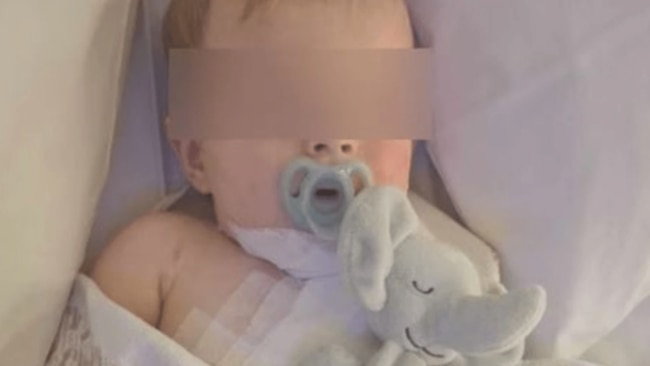 The baby was left with devastating injuries. Picture: Supplied