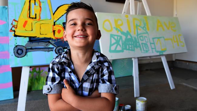 Glenmore Park’s Levi Allaf-Boyd loves to paint | Daily Telegraph