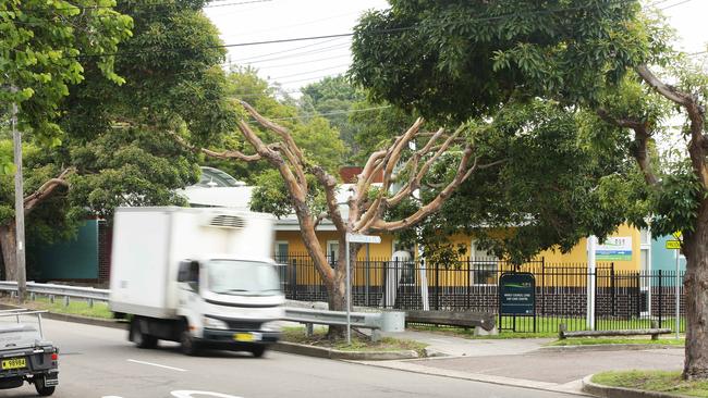 The Roundhouse Childcare Centre in Balgowlah, where Sophie Delezio was injured after a burning car crashed through a gate at the centre. Picture: Braden Fastier