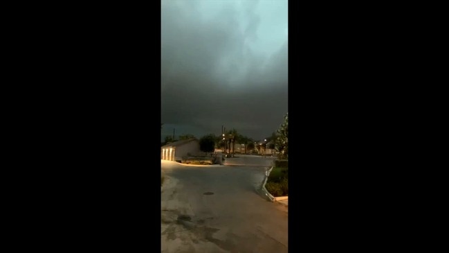 Dark Clouds Loom as Lightning Flashes Over San Antonio, Texas | news ...