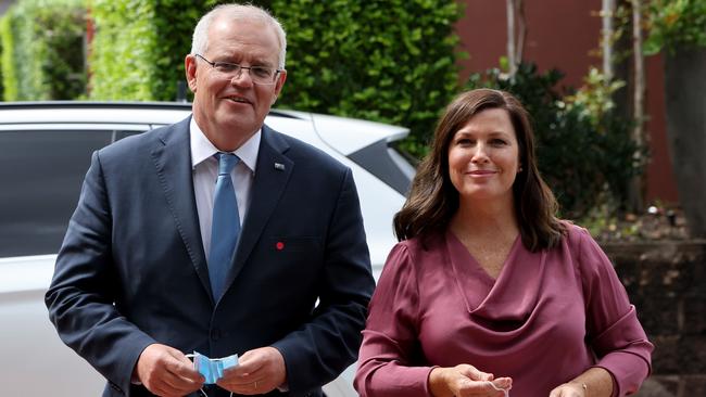 Prime Minister Scott Morrison said buying his first home with wife Jenny was hard. Picture: NCA NewsWire / Damian Shaw