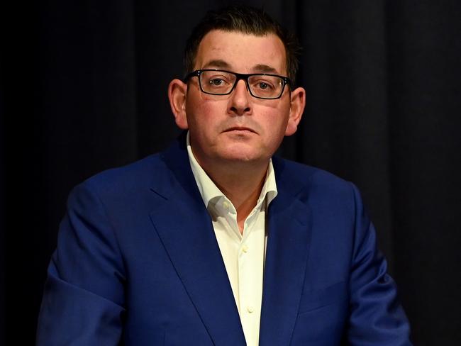 MELBOURNE, AUSTRALIA - JUNE 15: Victorian Premier Daniel Andrews speaks to the media on June 15, 2020 in Melbourne, Australia. Victorian Labor MP Adem Somyurek resigned this morning amid corruption and branch stacking allegations following an investigation by The Age newspaper and 60 minutes which aired on Sunday night. (Photo by Quinn Rooney/Getty Images)