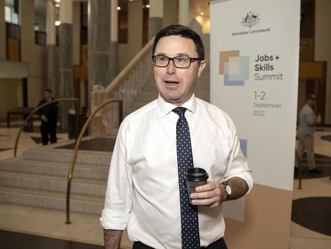 Nationals Leader David Littleproud chose to attend the summit, but Opposition Leader Peter Dutton snubbed it. Picture: NCA NewsWire / Gary Ramage