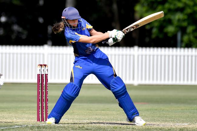 Sandgate-Redcliffe batswoman Mia Croucamp. Picture, John Gass