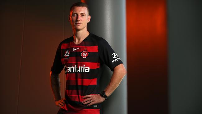Western Sydney Wanderers recruit Mitchell Duke started his career with Central Coast Mariners. Picture: Richard Dobson