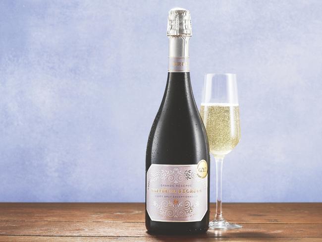 Sparkling Vallee Des Secrets is available at ALDI for under $15.