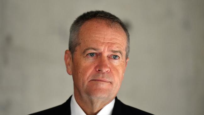 Leader of the Opposition Bill Shorten says social media giants have a commercial dynamic that they sell as liberty but there is no liberty to hate. Picture: AAP/Mick Tsikas