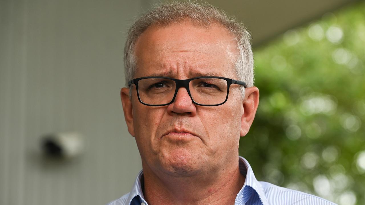 Prime Minister Scott Morrison has refused to say if he will make any moves to bring down petrol prices. Picture: NCA NewsWire / Flavio Brancaleone