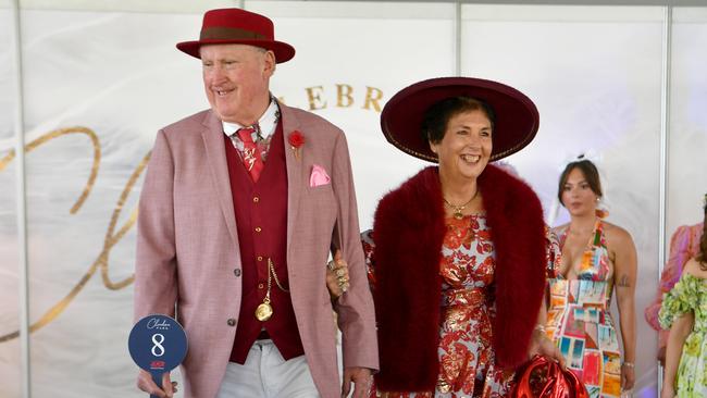 Ladies Day socials at Cluden. Fashions on the Field. Thomas and Barbara Thompson. Picture: Evan Morgan