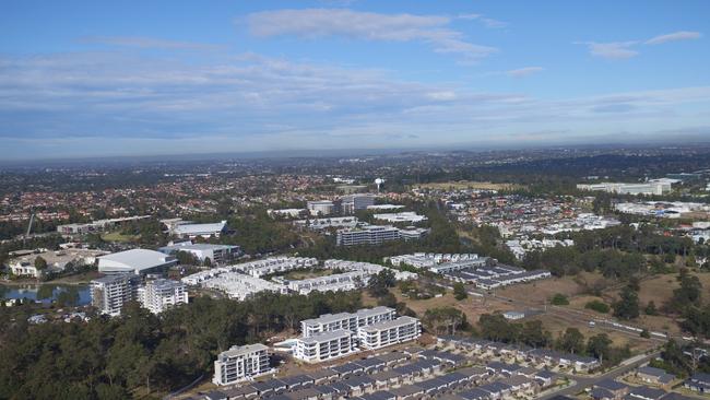 Norwest could have its very own direct transport link to the heart of Parramatta. Picture: Cinemair.