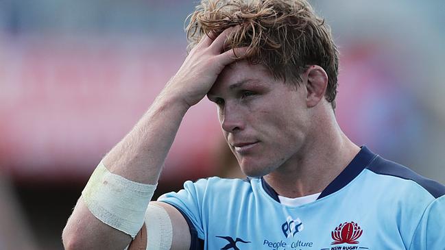 Wallabies and Waratahs captain Michael Hooper joined the conference call. Picture: Getty