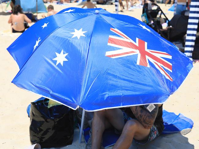 SYDNEY, AUSTRALIA - NewsWire Photos JANUARY 26, 2021 - Thousands hit Coogee Beach on Australia Day with temperatures expected to reach a cool 36 degrees.Picture: Christian Gilles / NCA NewsWire