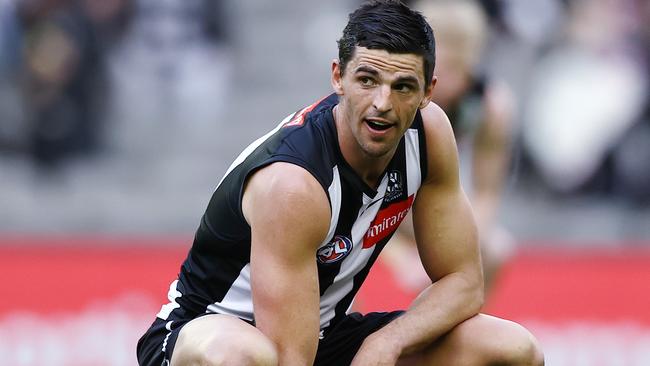 Will Scott Pendlebury remain in his post as Collingwood captain? Picture: Michael Klein