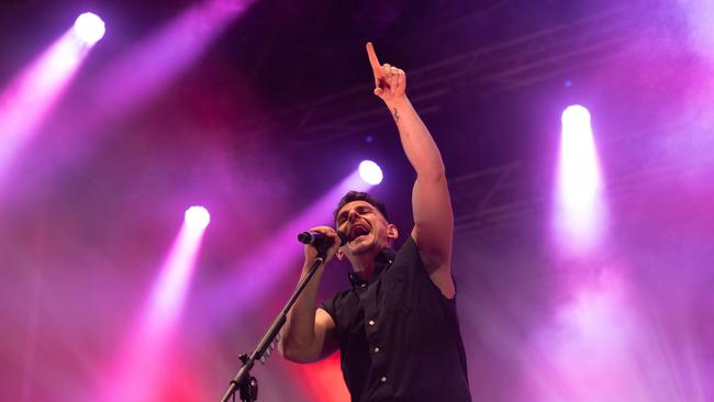 Mount Isa Rodeo 2024 - James Johnston performs at the Mount Isa Rodeo. Picture by Luke Marsden.