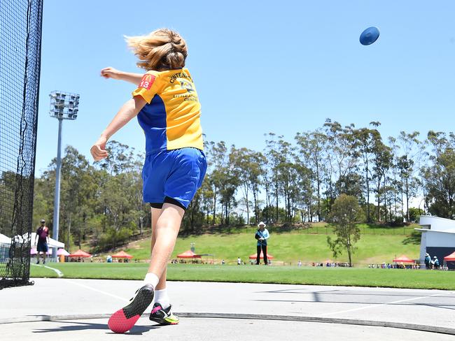 Queensland Little Athletics State Relay Championships. Saturday December 2, 2023. Picture, John Gass
