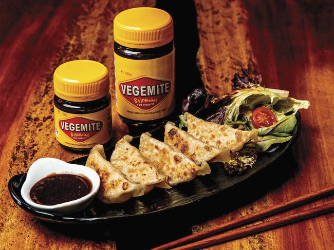 Fugetsu’s gyoza with Vegemite dipping sauce. Picture: Supplied