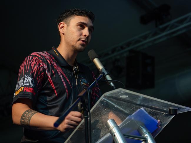 Dante Rodrigues at International Men's Day Lunch at the Darwin Turf Club Pavilion, Darwin. Picture: Pema Tamang Pakhrin