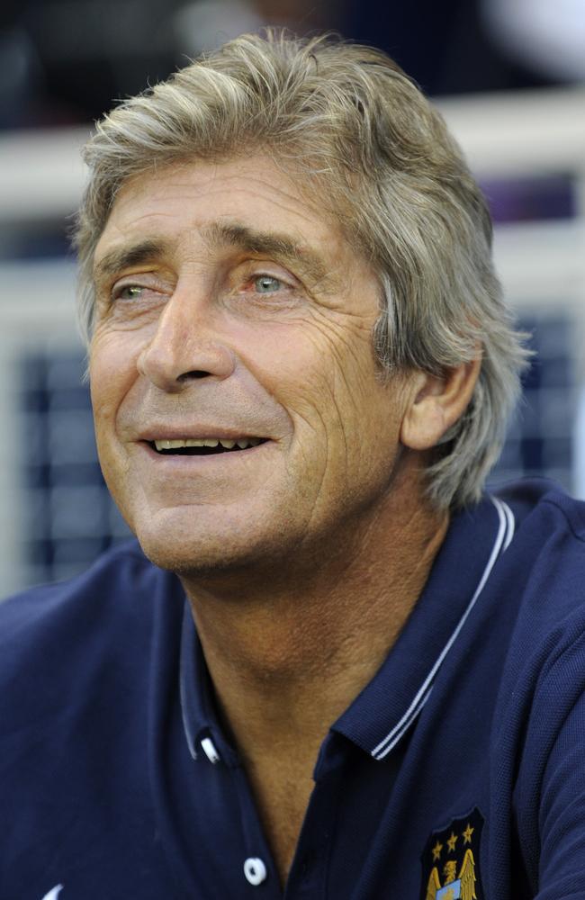 Manchester City FC manager Manuel Pellegrini seems mostly content with his squad.