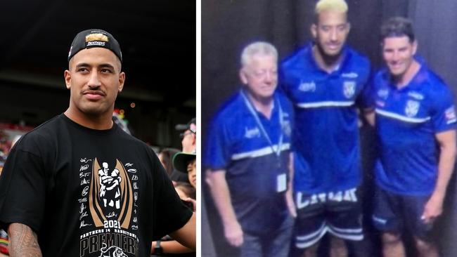 The Kikau photo drama has been resolved. Photo: Getty Images and Twitter