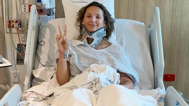 Emily Somers has battled cancer three times – but it inspired her to start a business to help ‘cancer warriors’. Picture: Supplied