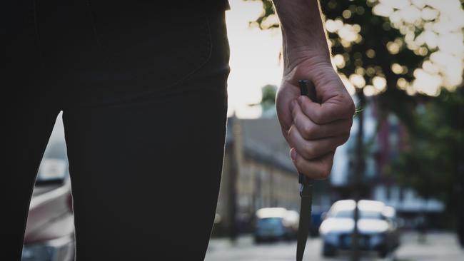 A generic image of a man with a knife. Picture: Olena Sakhatska/iStock