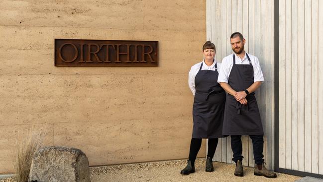 Oirthir chef/owners and life partners Jillian McInnes and Bob Piechniczek. Picture: Adam Gibson.