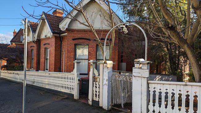 The York St, Launceston rental at the heart of a discrimination complaint by tenant Anthony Draper against his landlord and her property manager, Bushby &amp; Co. Picture: Alex Treacy