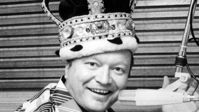 Newton as King of Moomba in 1978.